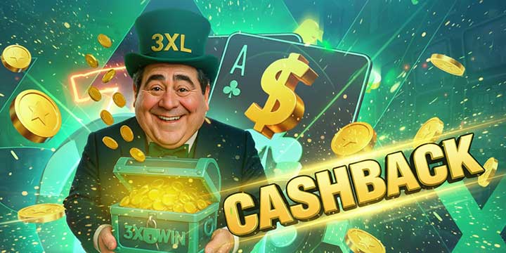 3xlwin Cashback